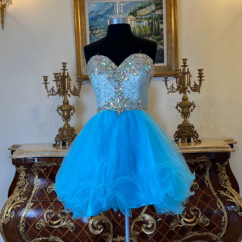 Meier Collection formal short homecoming party prom dress